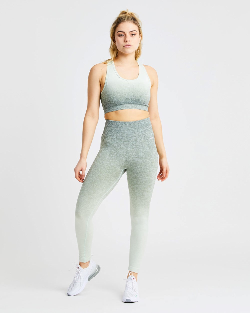 AYBL Pulse Ombré Seamless Leggings Khaki | 2786-BIGCF