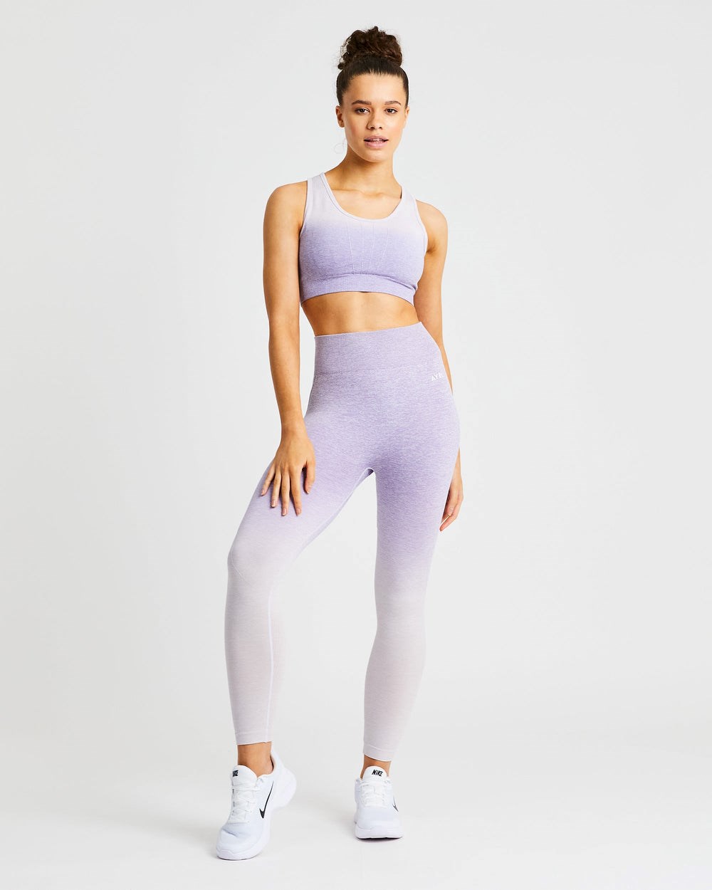 AYBL Pulse Ombré Seamless Leggings Lilac | 1857-FUGJV