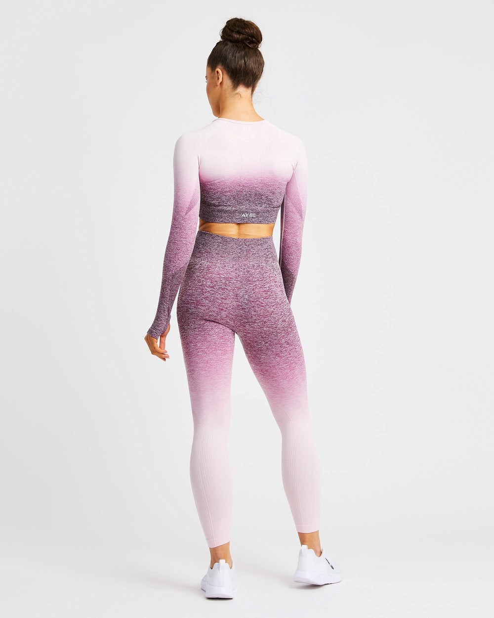 AYBL Pulse Ombré Seamless Leggings Plum | 4692-GFDMP