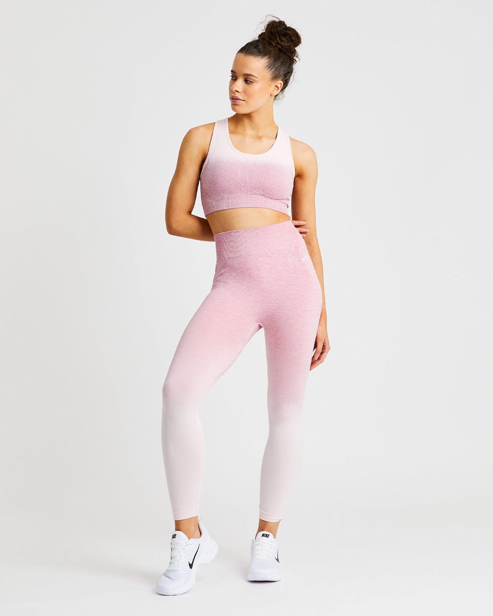 AYBL Pulse Ombré Seamless Leggings Rosa | 9503-EPOCF