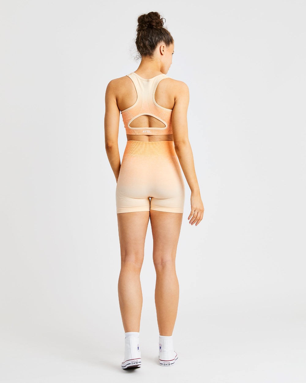 AYBL Pulse Ombré Seamless Shorts Orange | 2586-IEVRW