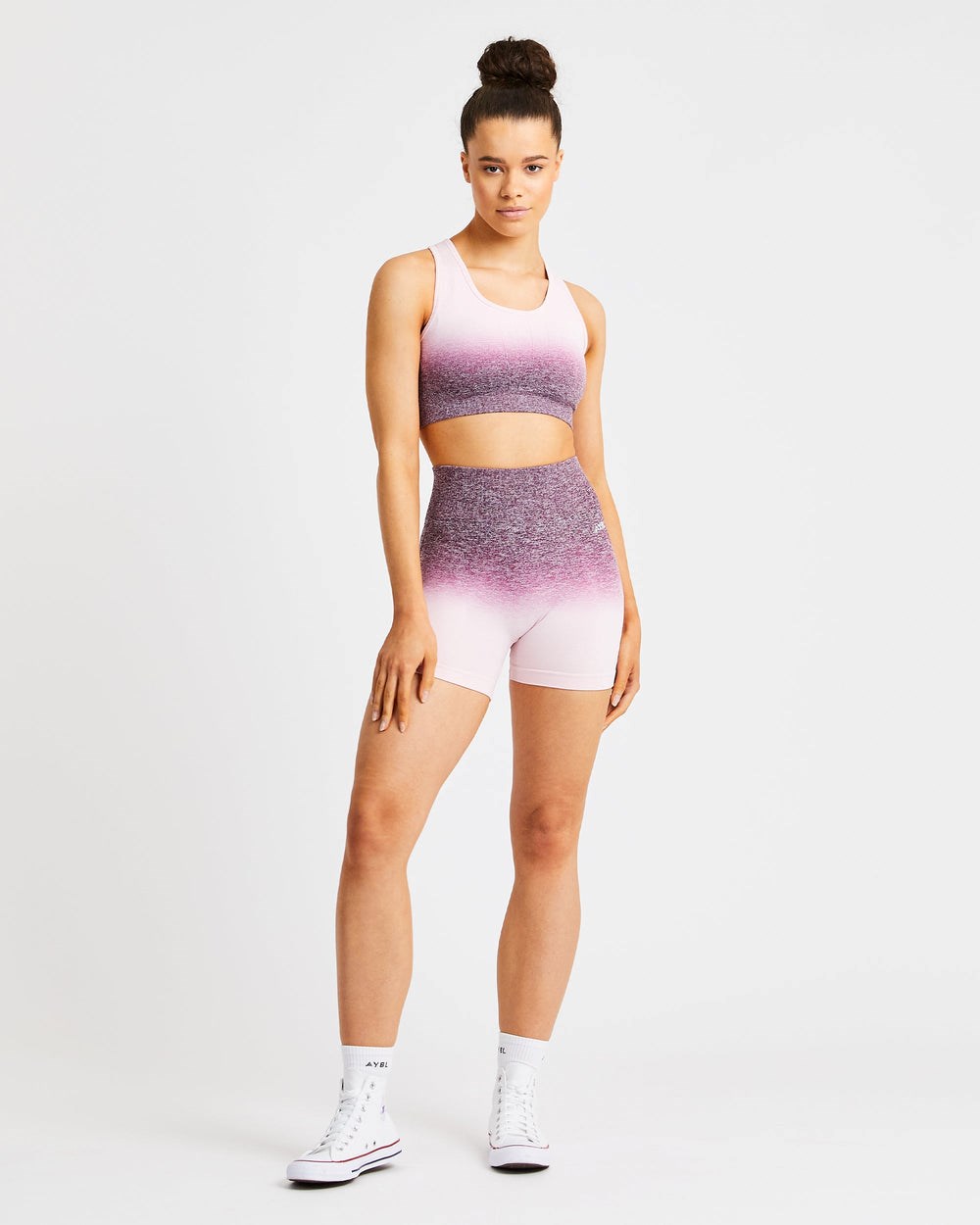 AYBL Pulse Ombré Seamless Shorts Plum | 7645-GVASI