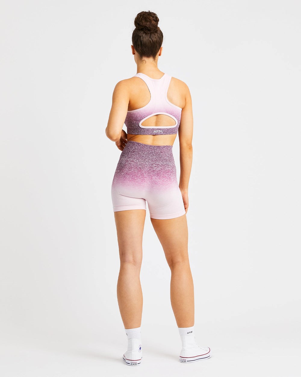 AYBL Pulse Ombré Seamless Shorts Plum | 7645-GVASI