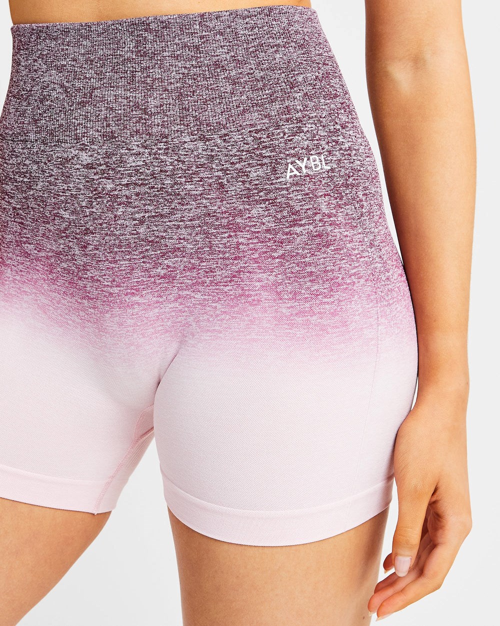 AYBL Pulse Ombré Seamless Shorts Plum | 7645-GVASI