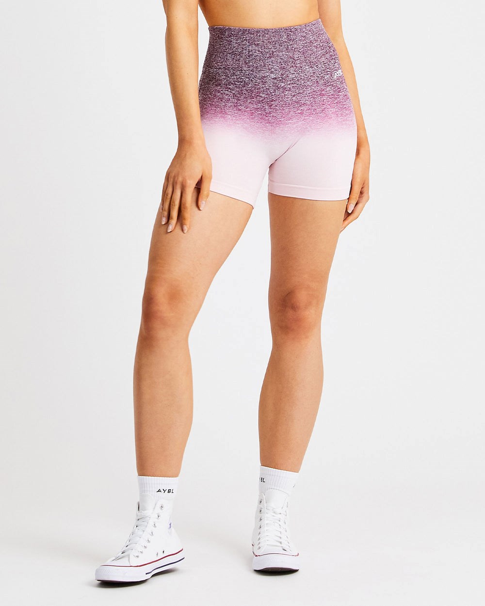 AYBL Pulse Ombré Seamless Shorts Plum | 7645-GVASI