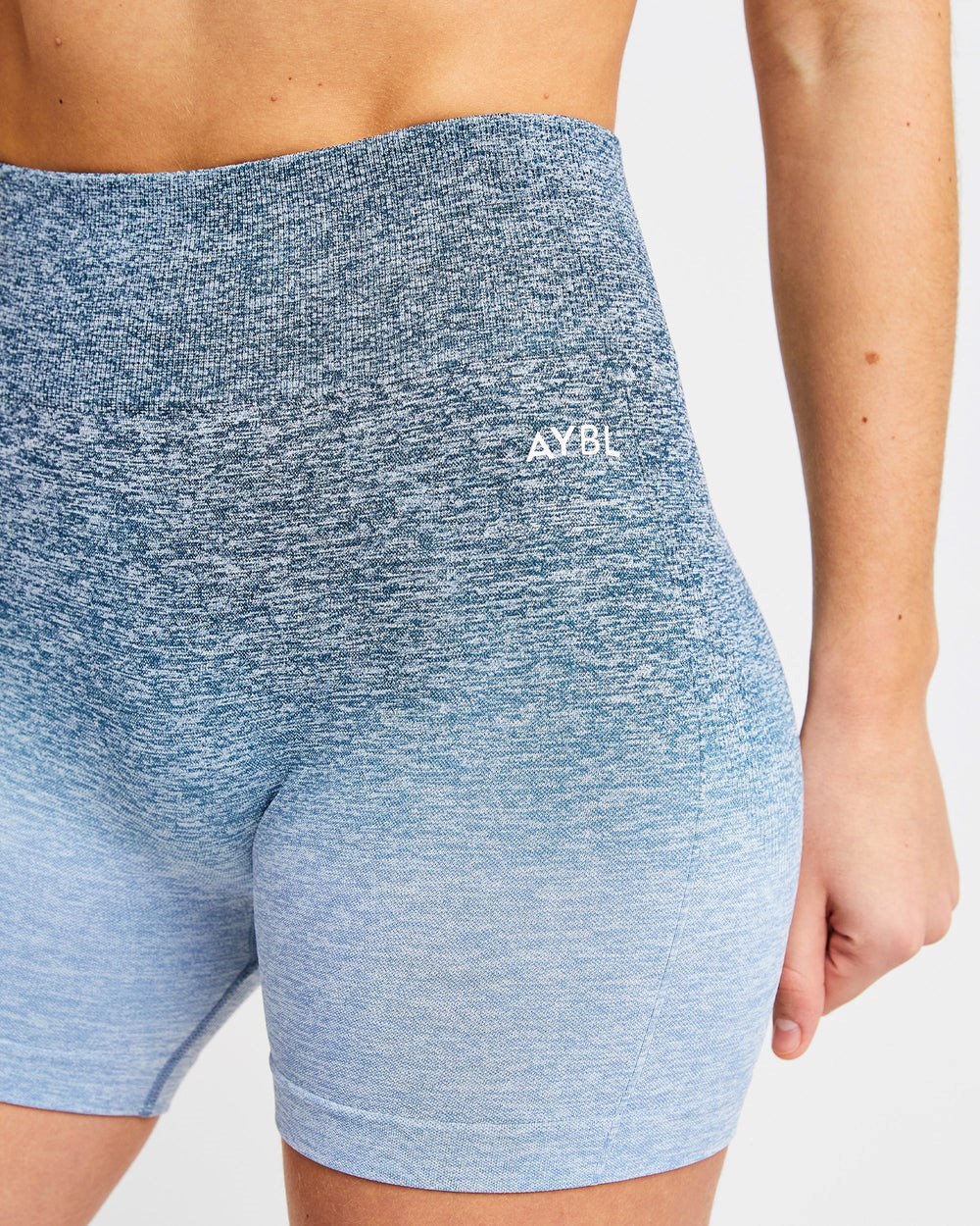 AYBL Pulse Ombré Seamless Shorts Teal | 4275-WLXTR