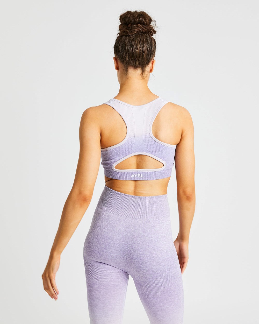 AYBL Pulse Ombré Seamless Sports Bra Lilac | 0694-RKGCF