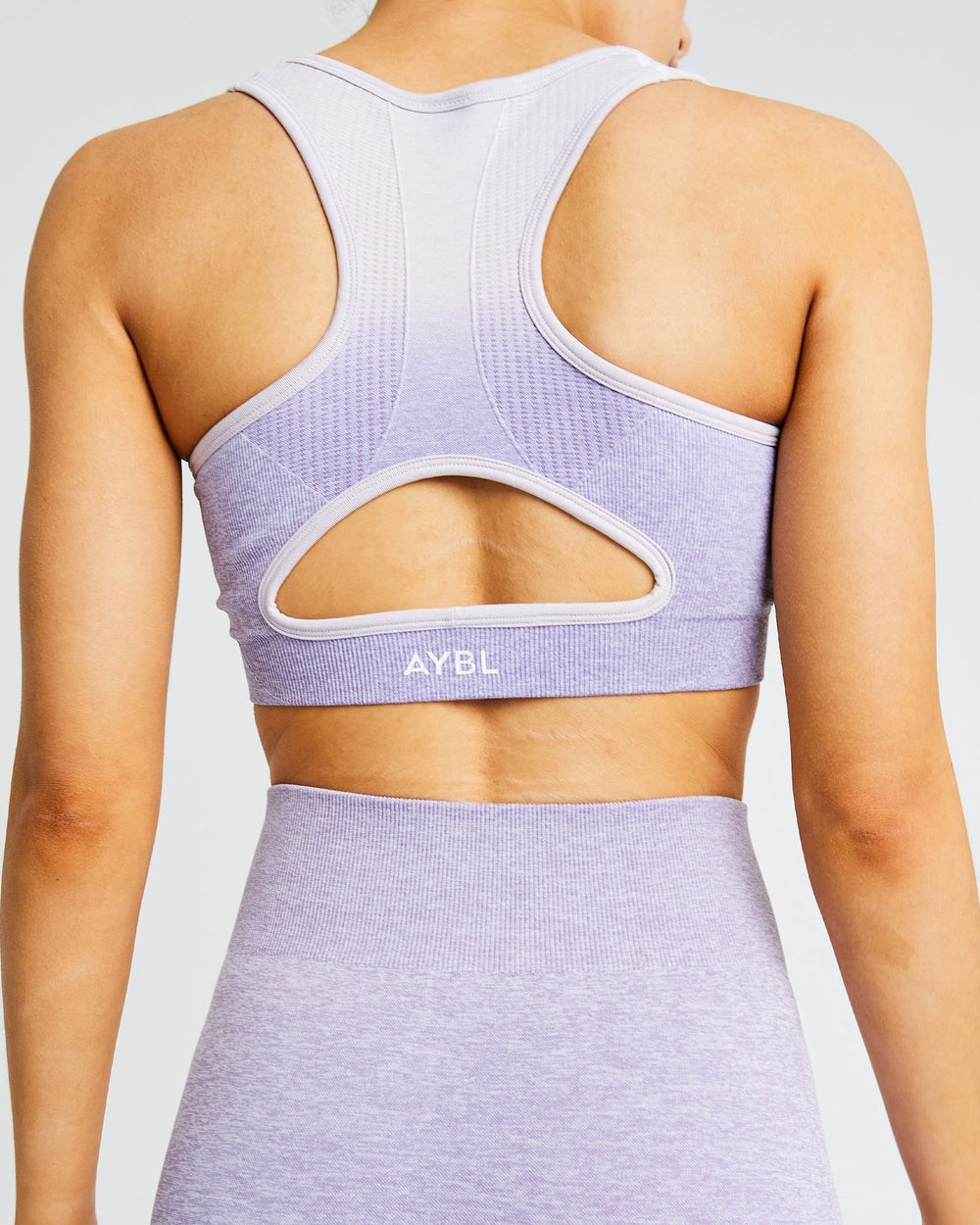 AYBL Pulse Ombré Seamless Sports Bra Lilac | 0694-RKGCF