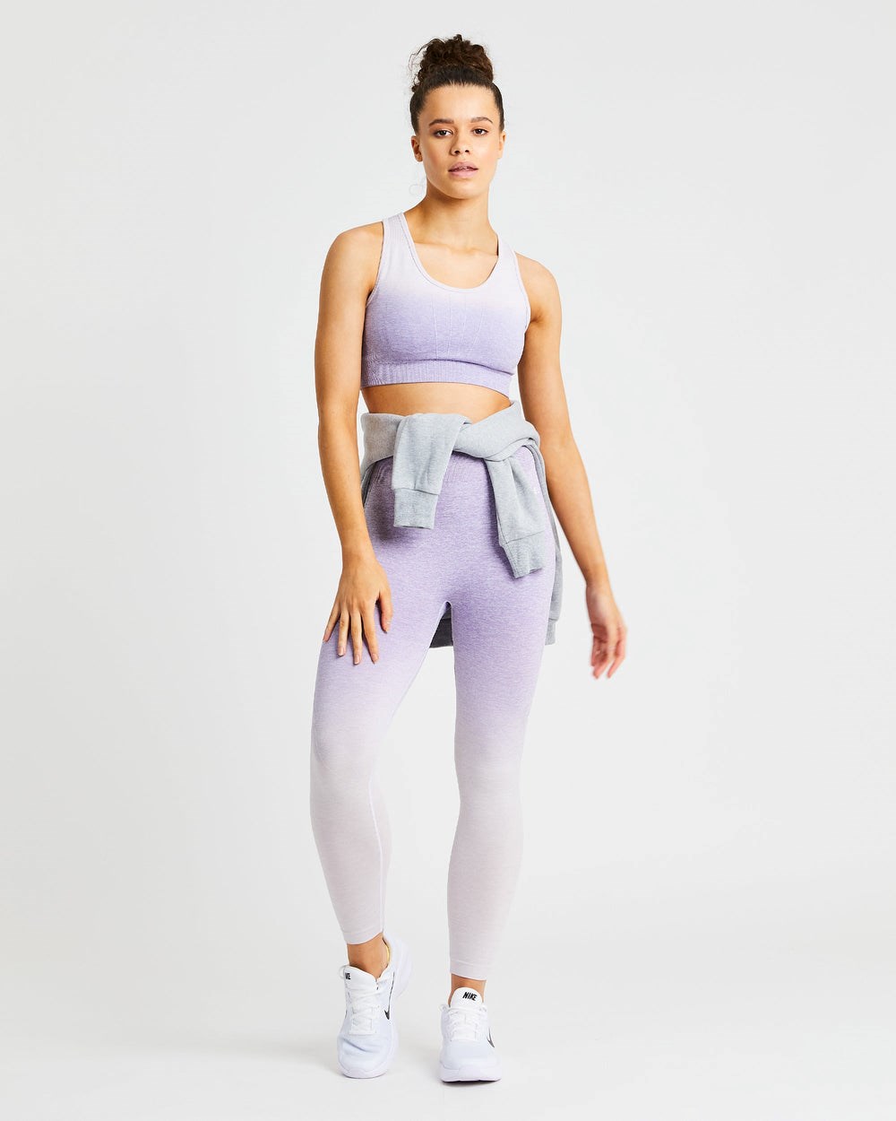 AYBL Pulse Ombré Seamless Sports Bra Lilac | 0694-RKGCF