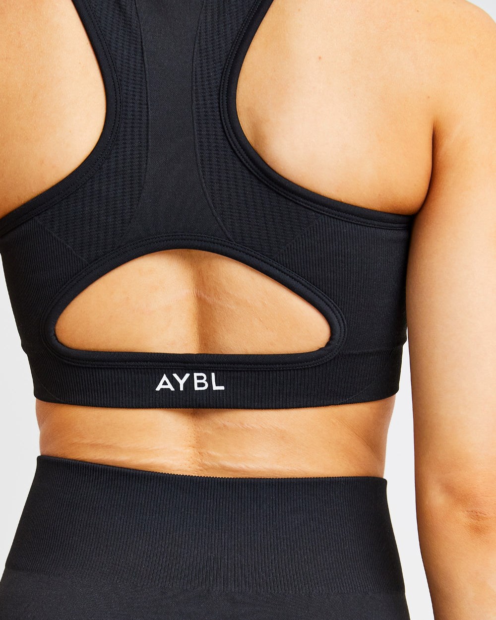 AYBL Pulse Seamless Sports Bra Svarta | 6329-BEQZR