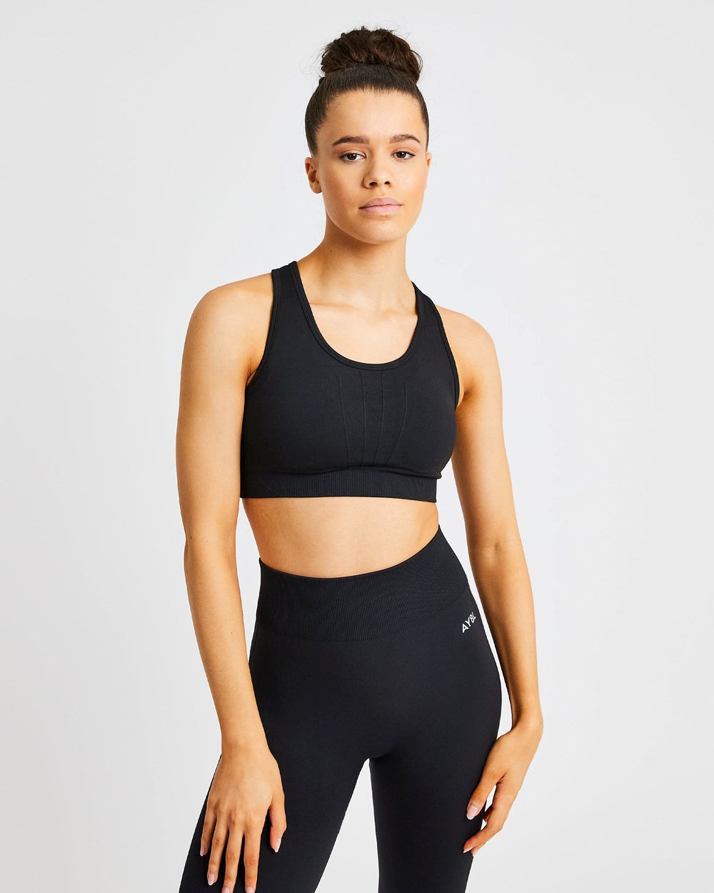 AYBL Pulse Seamless Sports Bra Svarta | 6329-BEQZR