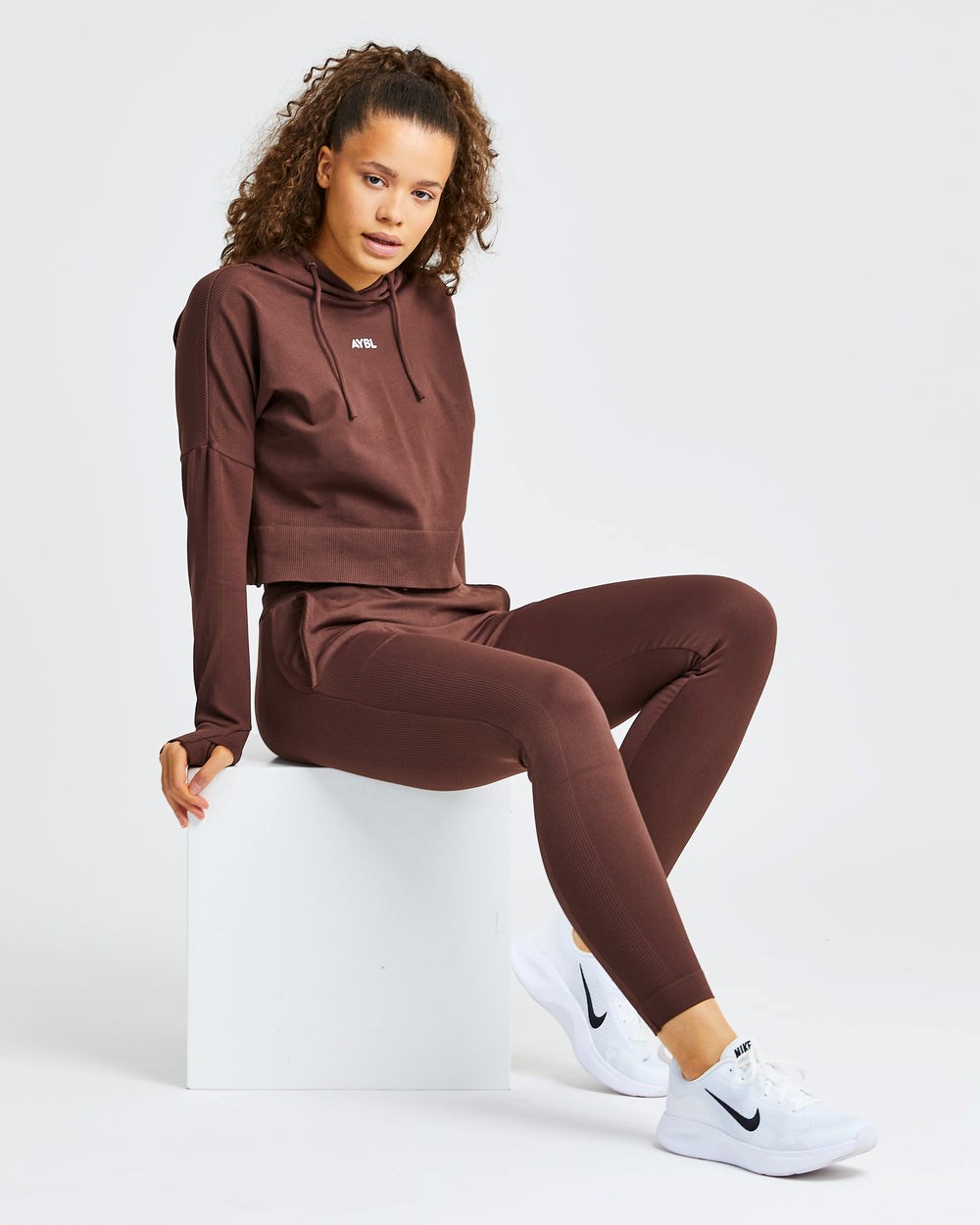 AYBL Recovery Hoodie Choklad Bruna | 4053-LBYCI