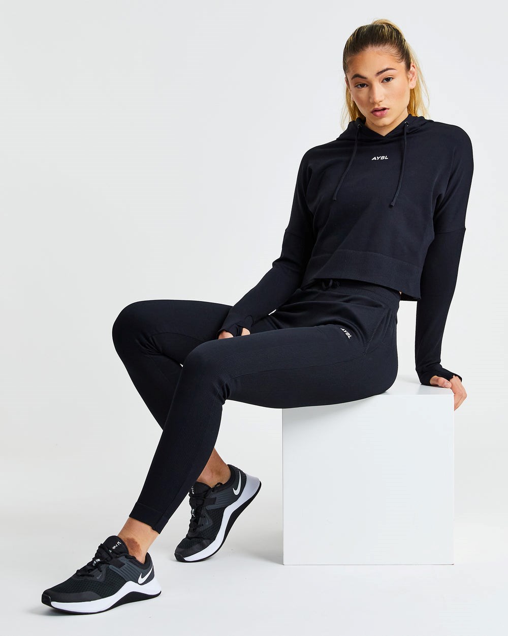 AYBL Recovery Joggers Svarta | 7518-YCKZQ