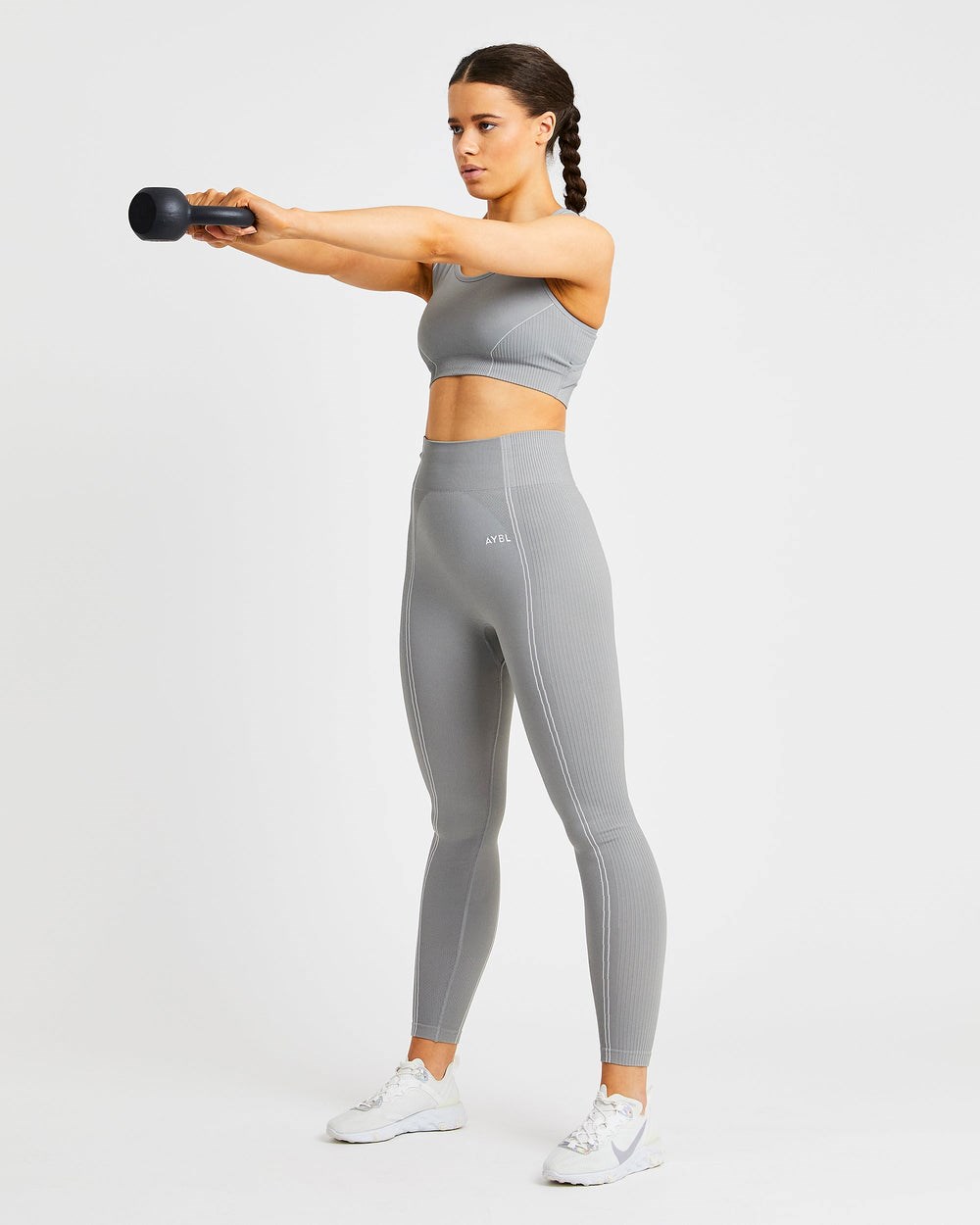 AYBL Reflex Seamless Leggings Grå | 3821-BAIXZ