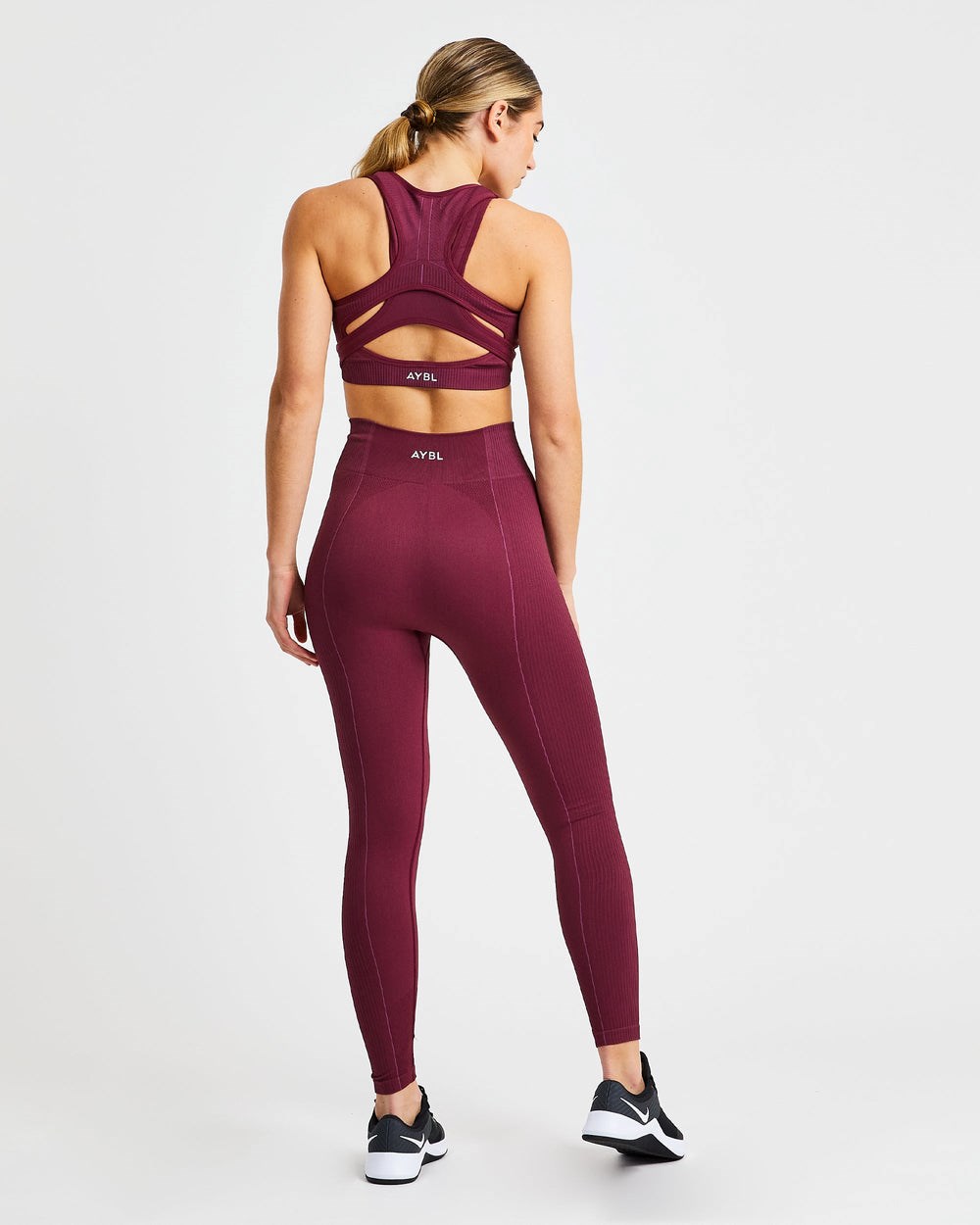 AYBL Reflex Seamless Leggings Plum | 1840-PIDCR