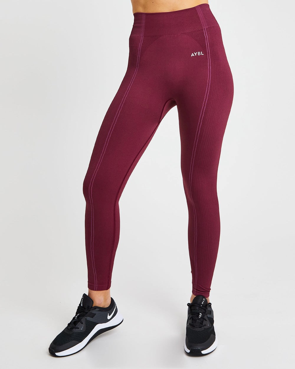 AYBL Reflex Seamless Leggings Plum | 1840-PIDCR