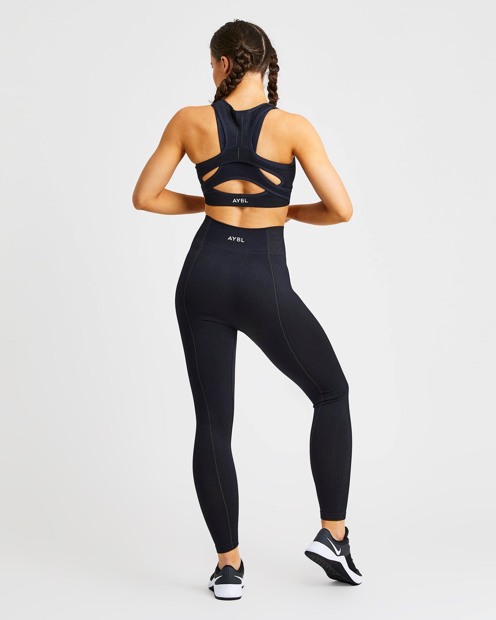 AYBL Reflex Seamless Leggings Svarta | 3426-KJGUZ