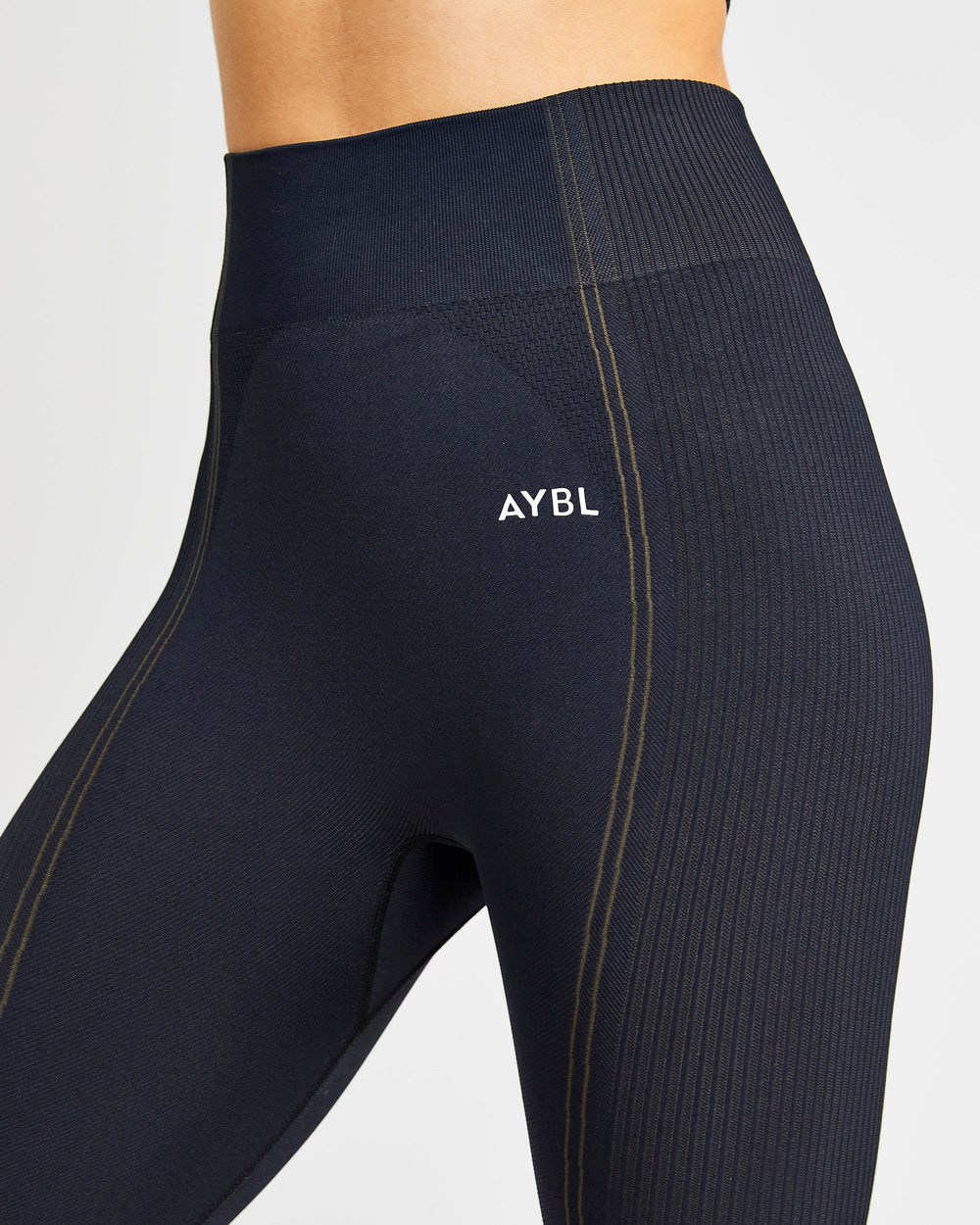 AYBL Reflex Seamless Leggings Svarta | 3426-KJGUZ