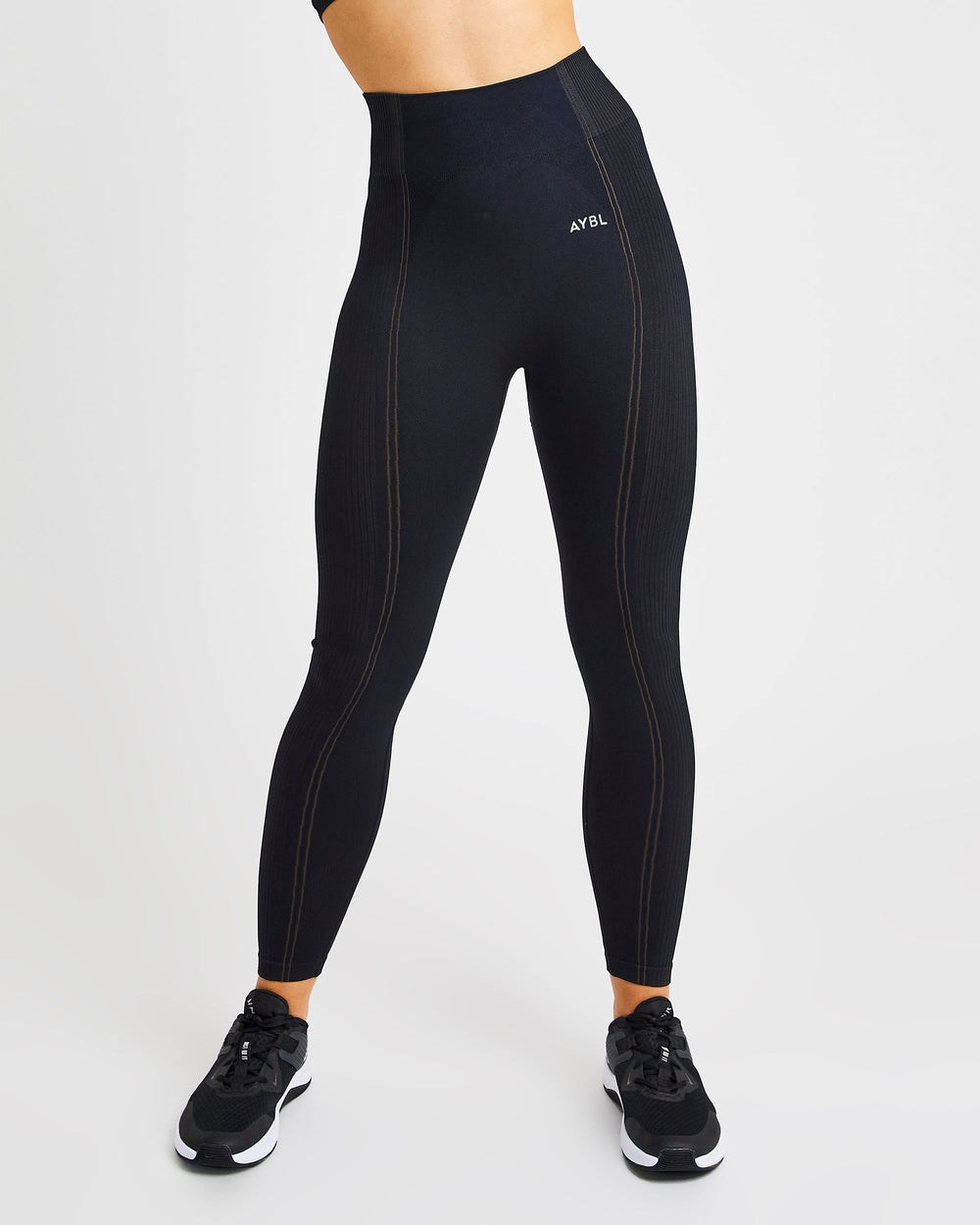 AYBL Reflex Seamless Leggings Svarta | 3426-KJGUZ