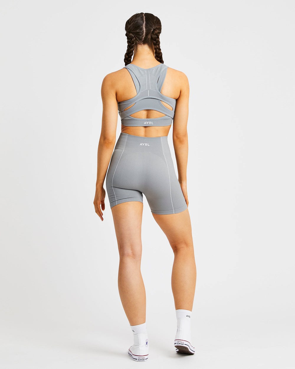 AYBL Reflex Seamless Shorts Grå | 9153-LCPUK