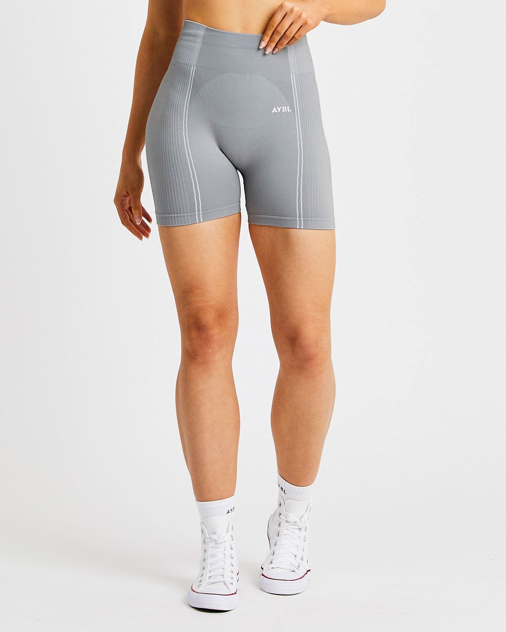 AYBL Reflex Seamless Shorts Grå | 9153-LCPUK