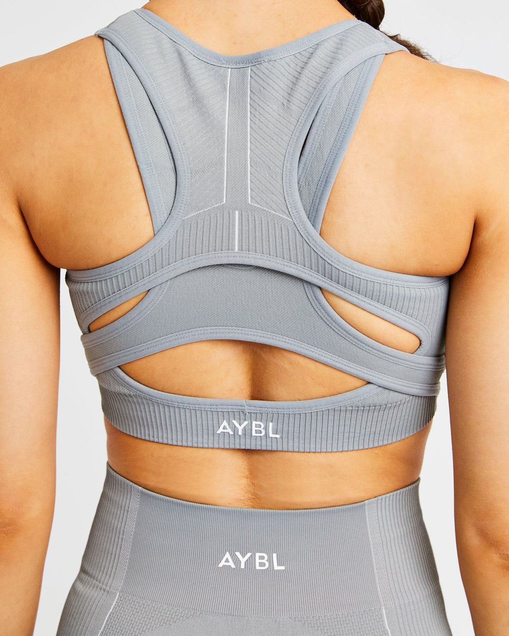 AYBL Reflex Seamless Sports Bra Grå | 2641-AUQOX