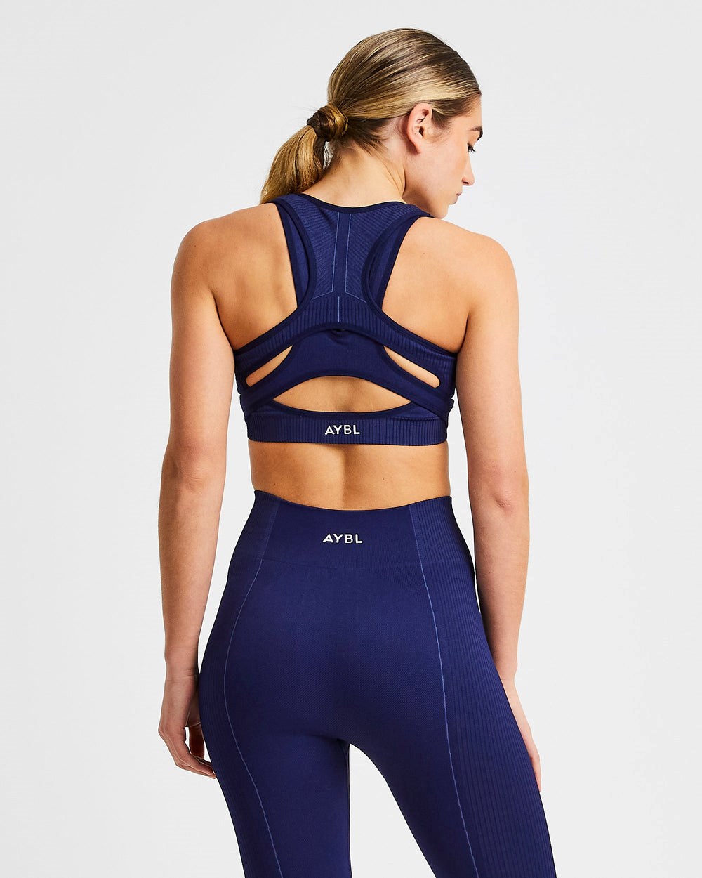 AYBL Reflex Seamless Sports Bra Kungsblått Blå | 7201-EQUDT