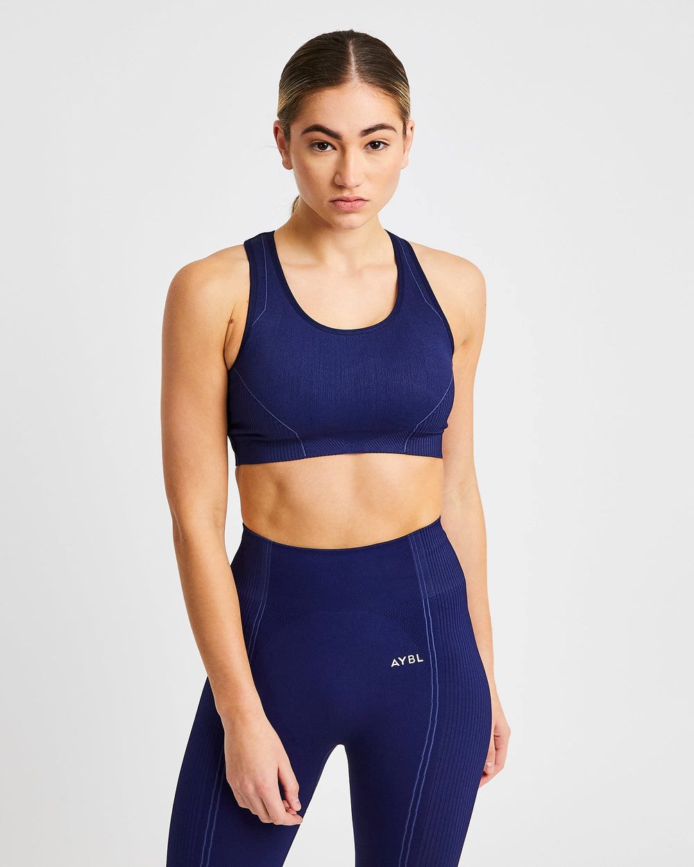 AYBL Reflex Seamless Sports Bra Kungsblått Blå | 7201-EQUDT