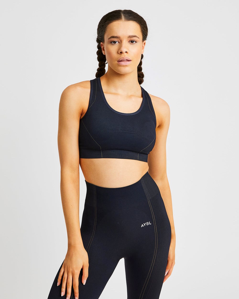 AYBL Reflex Seamless Sports Bra Svarta | 7924-MNKRT