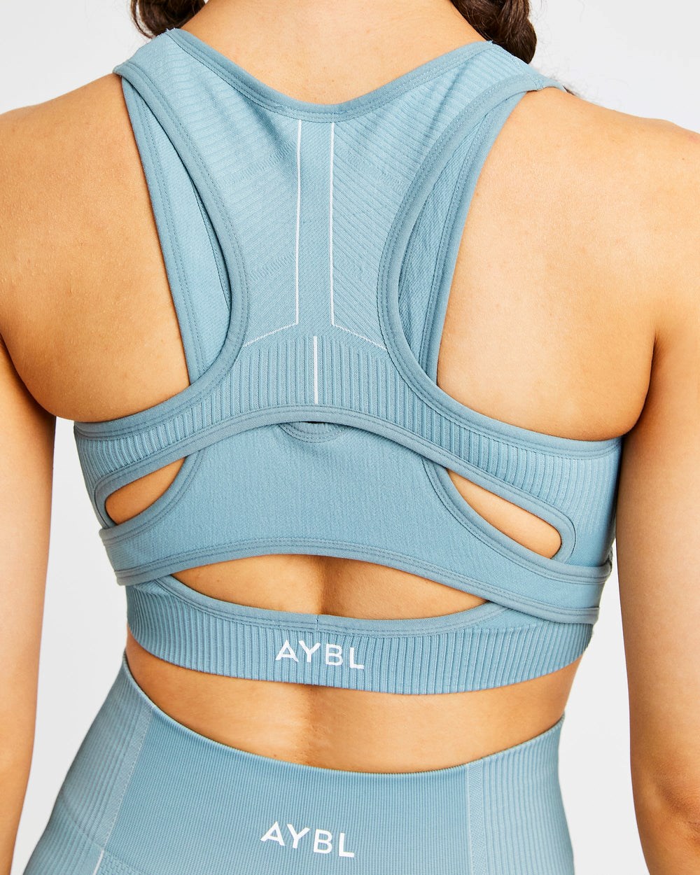 AYBL Reflex Seamless Sports Bra Teal | 4829-JXTDP