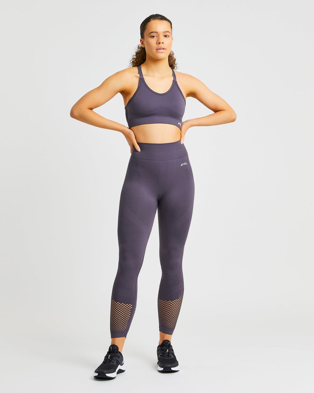 AYBL Reform Seamless Leggings Charcoal | 1503-DBFPO