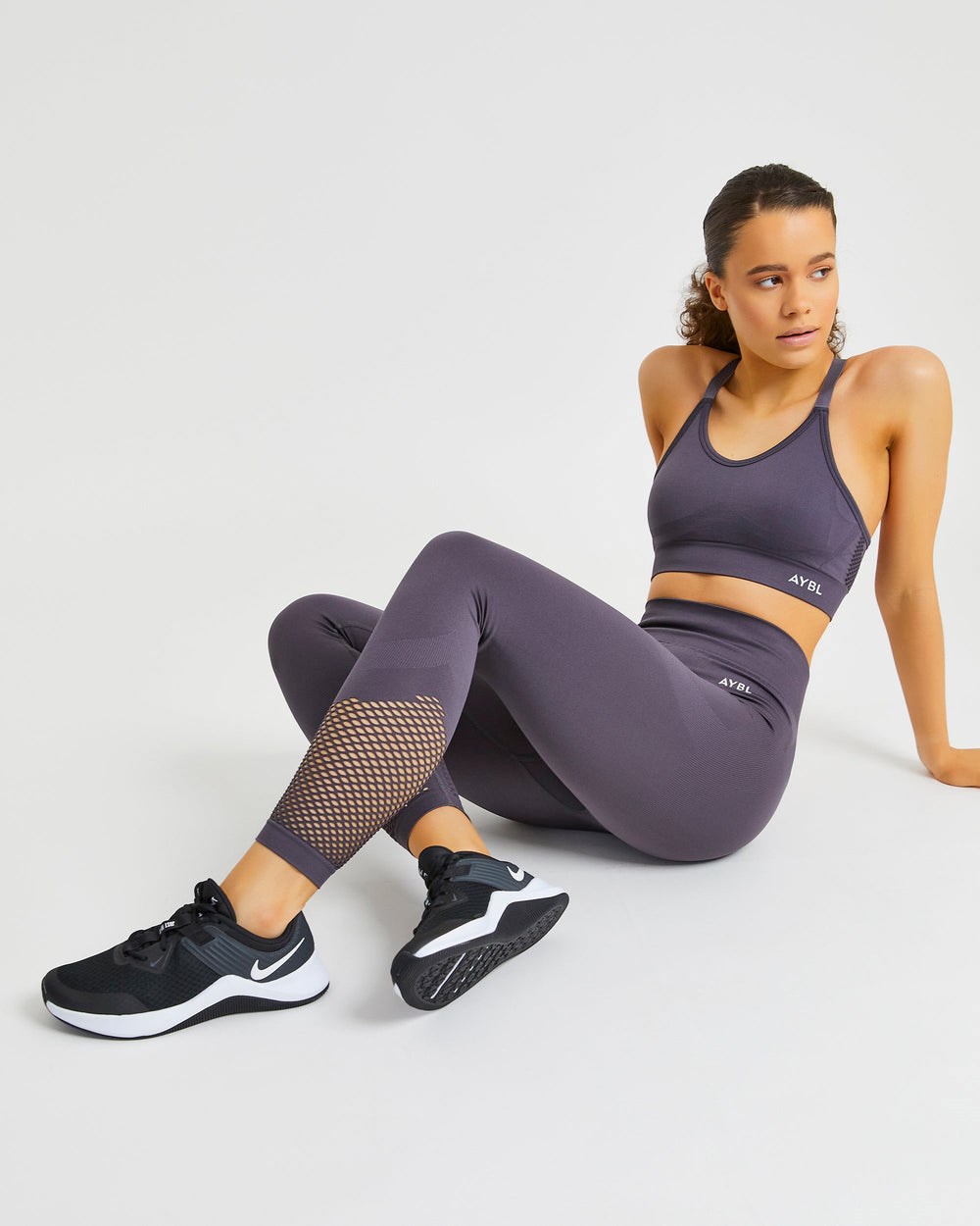 AYBL Reform Seamless Leggings Charcoal | 1503-DBFPO