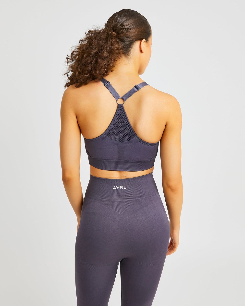 AYBL Reform Seamless Sports Bra Charcoal | 5614-SJXPD