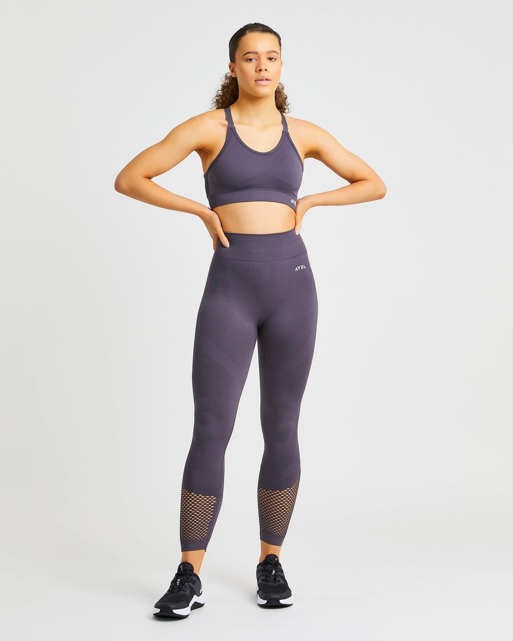 AYBL Reform Seamless Sports Bra Charcoal | 5614-SJXPD