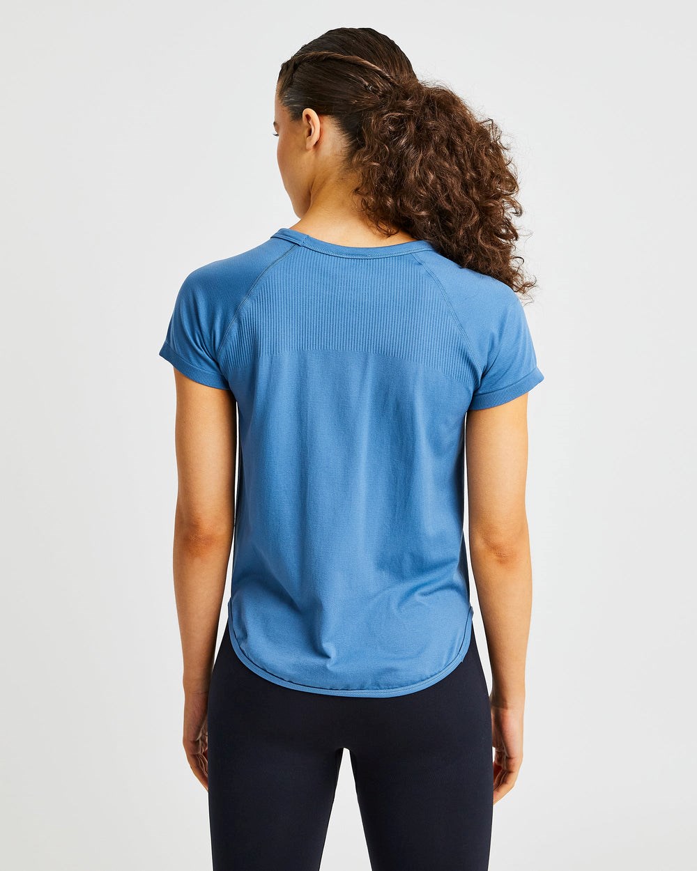 AYBL Reform Seamless T Shirt Blå | 7481-DQPNS