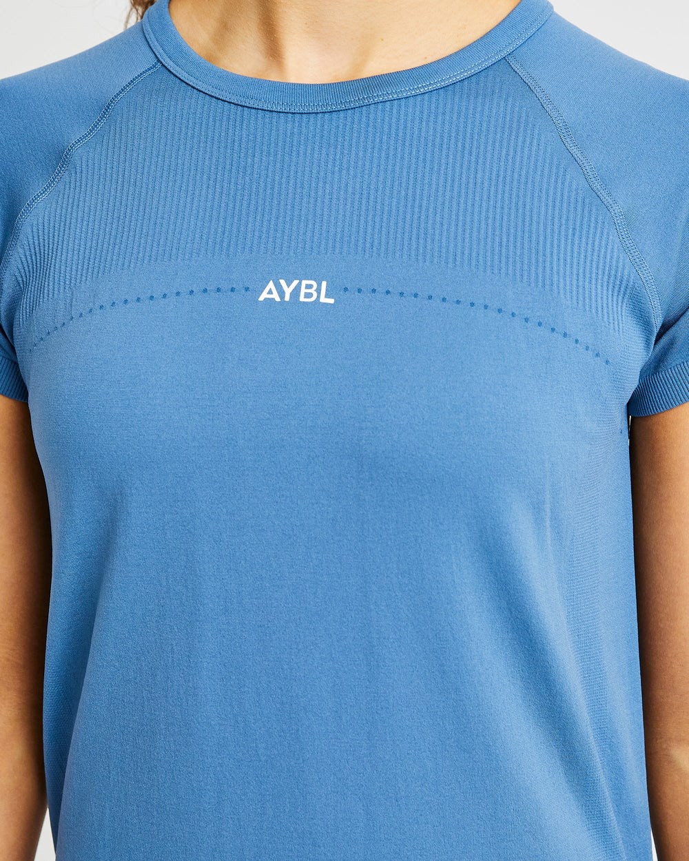 AYBL Reform Seamless T Shirt Blå | 7481-DQPNS