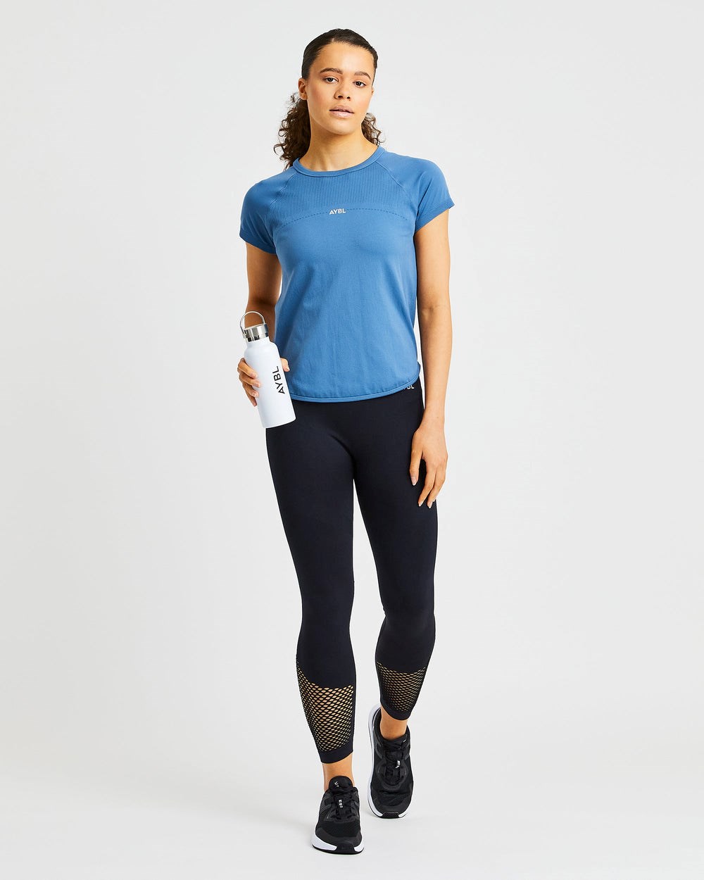 AYBL Reform Seamless T Shirt Blå | 7481-DQPNS