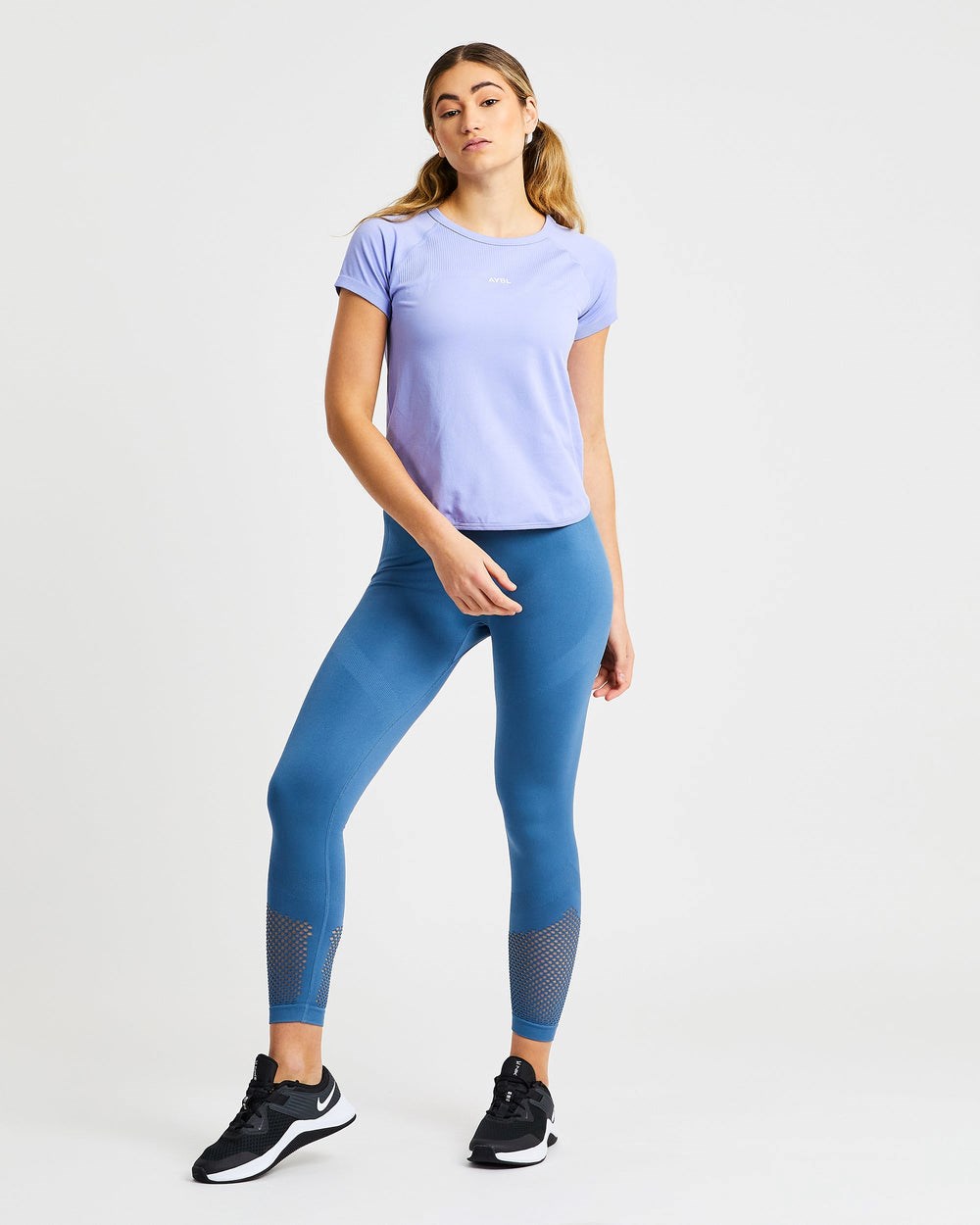 AYBL Reform Seamless T Shirt Lila | 7609-KAYGF