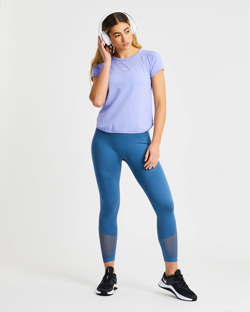 AYBL Reform Seamless T Shirt Lila | 7609-KAYGF