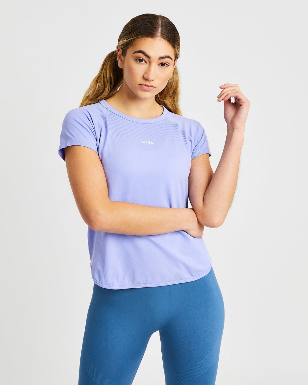 AYBL Reform Seamless T Shirt Lila | 7609-KAYGF