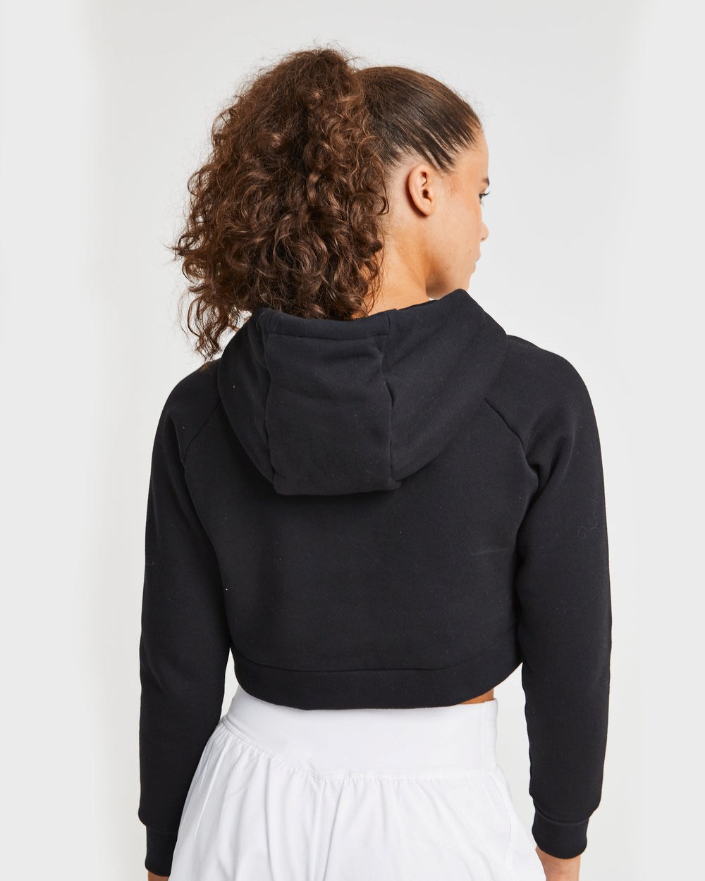 AYBL Staple Crop Hoodie Svarta | 8571-NROGV