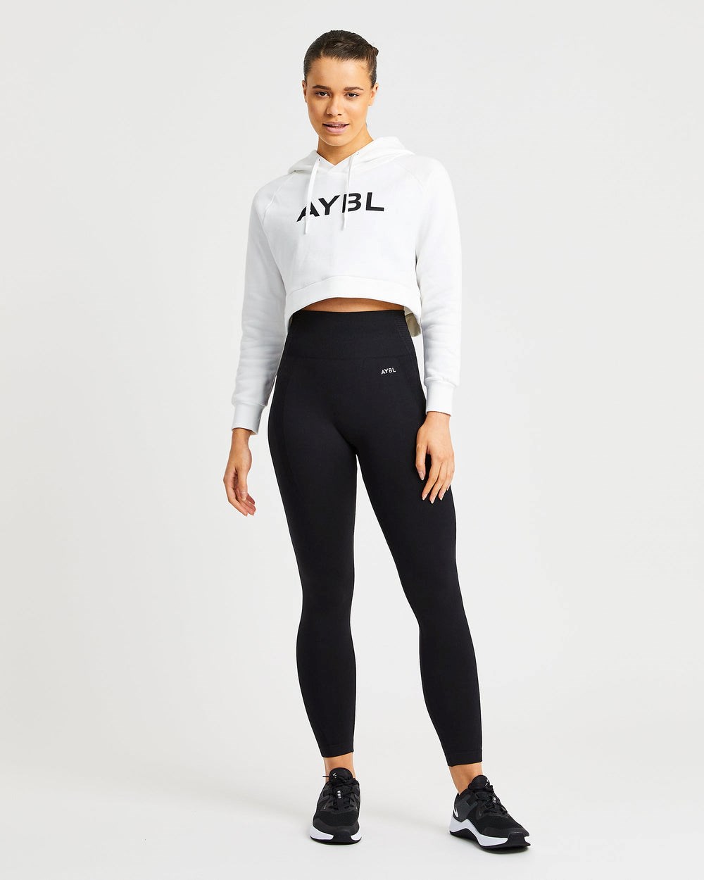 AYBL Staple Crop Hoodie Vita | 6257-FENSW