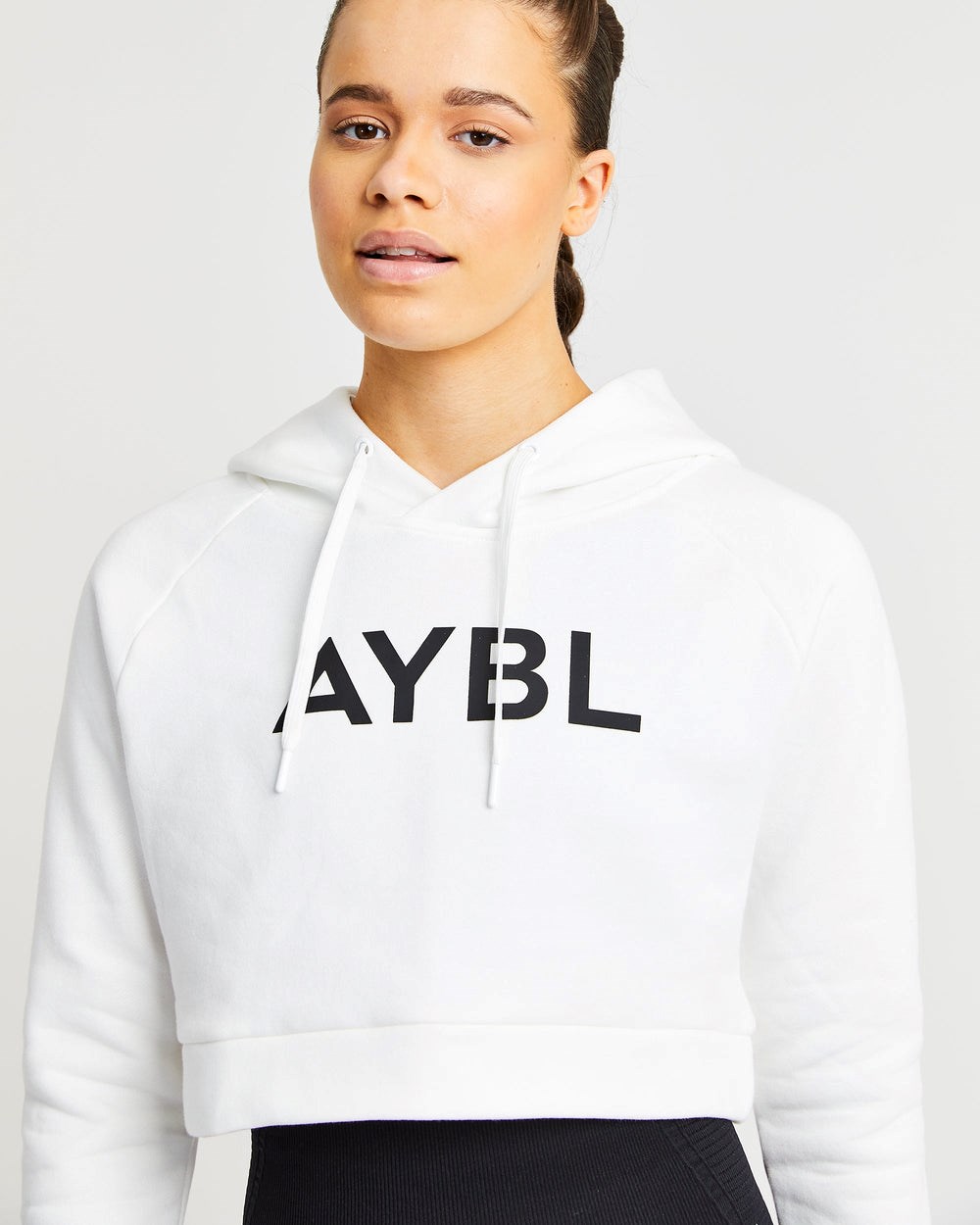 AYBL Staple Crop Hoodie Vita | 6257-FENSW