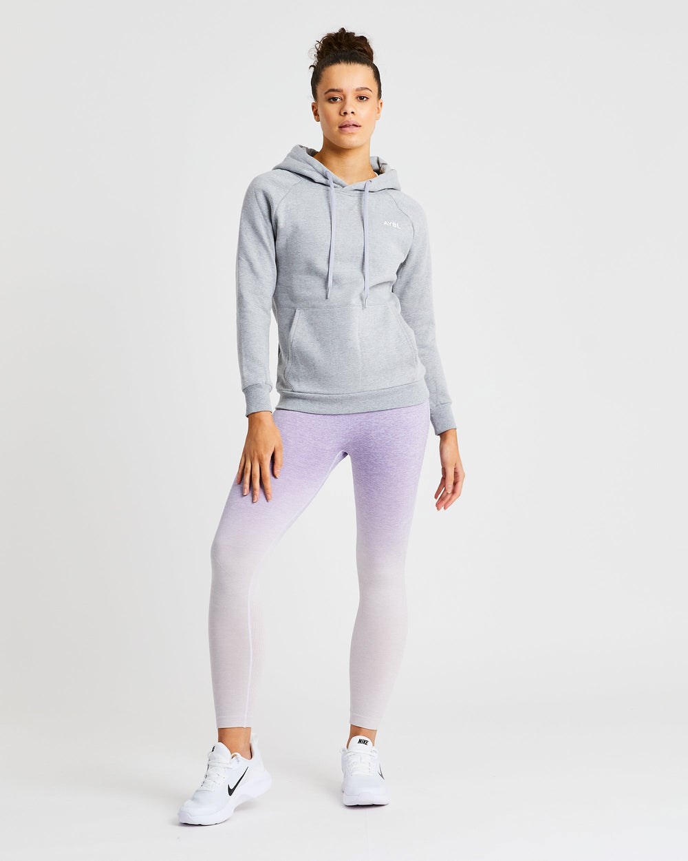 AYBL Staple Hoodie Ljusgrå | 8359-BRWYN