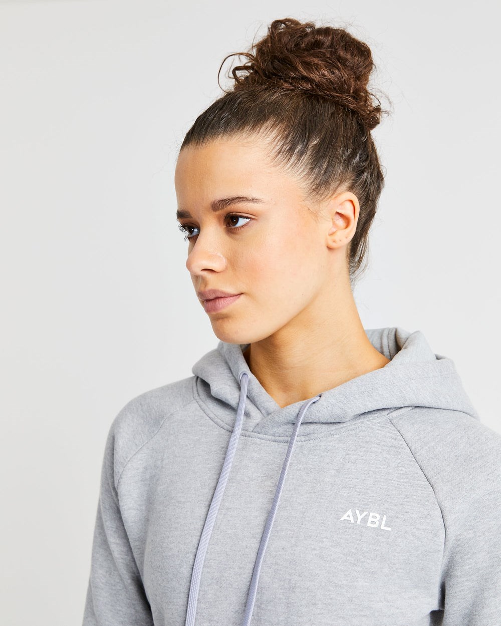 AYBL Staple Hoodie Ljusgrå | 8359-BRWYN