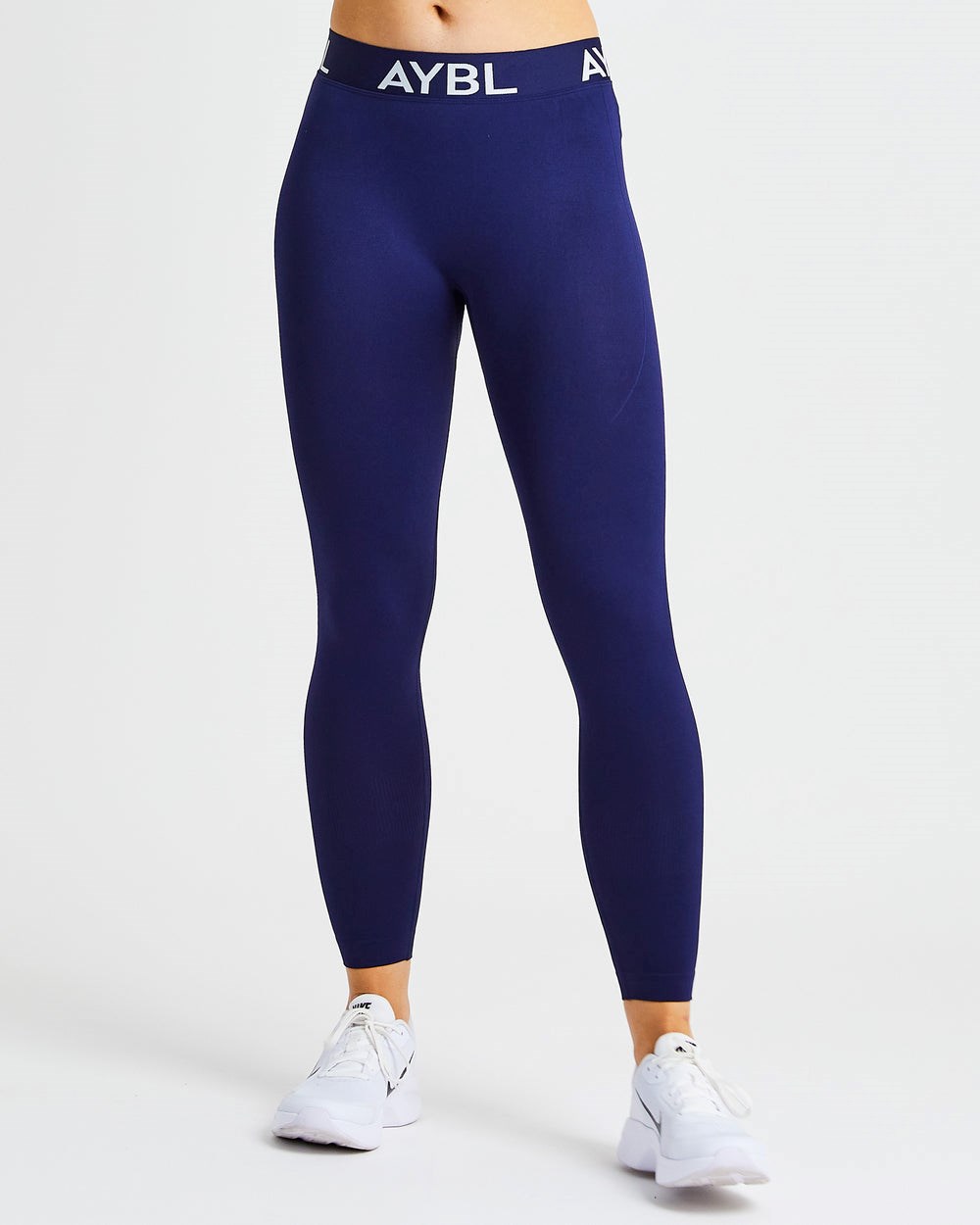 AYBL Staple Seamless Low Rise Leggings Marinblå | 2079-EZDGJ