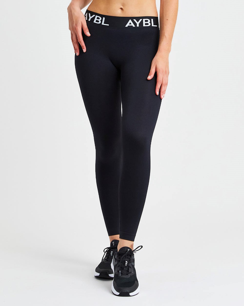 AYBL Staple Seamless Low Rise Leggings Svarta | 2160-DCEWK