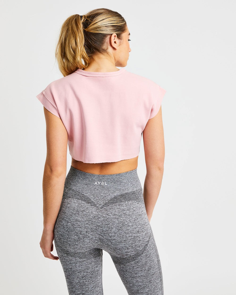 AYBL Tränings Crop Top Rosa | 0413-SBGDP