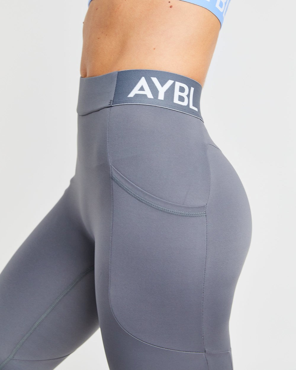 AYBL Tränings Leggings Grå | 9712-XKWOT