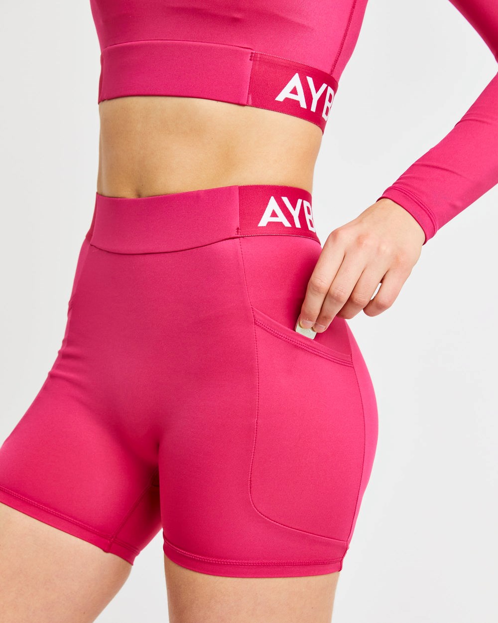 AYBL Tränings Shorts Raspberry | 7105-IKOHV